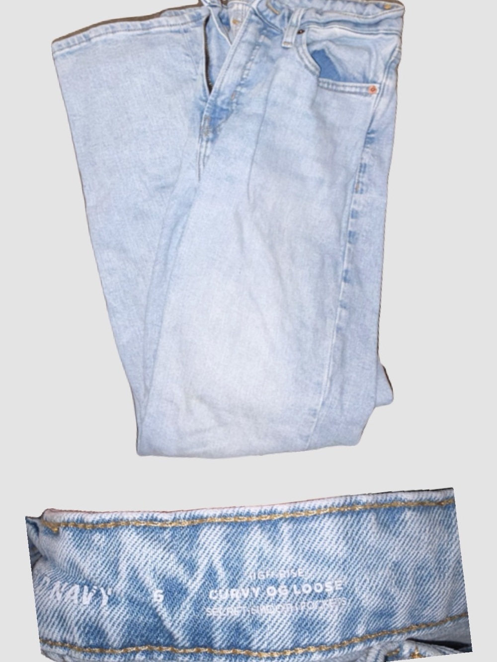 Curvy OG loose Light Wash High-Rise Jeans